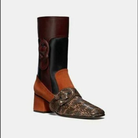 COACH 1941 runway Signature Buckle Bootie Size 7.5 - Picture 2 of 8
